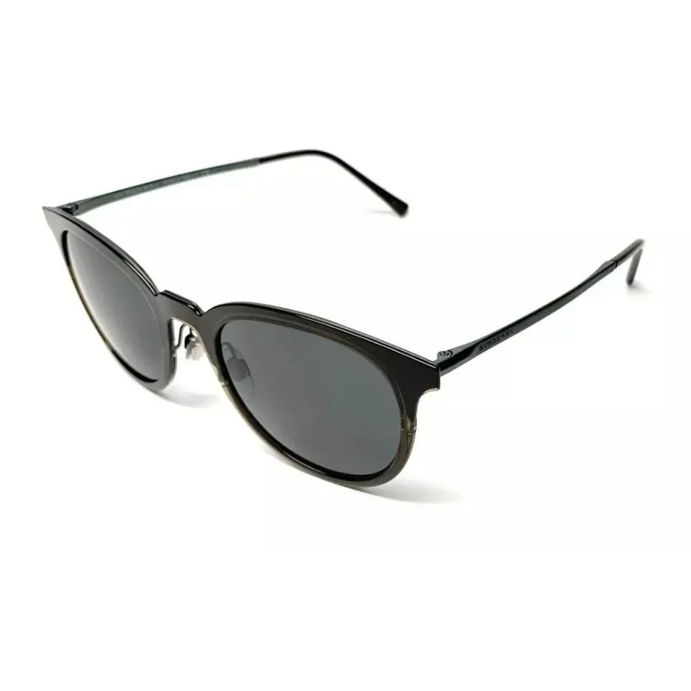Burberry Men's Dark Green and Grey Sunglasses!